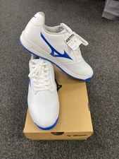 Mizuno G Style Golf Shoes | UK Size 7 | White/Blue | WOR