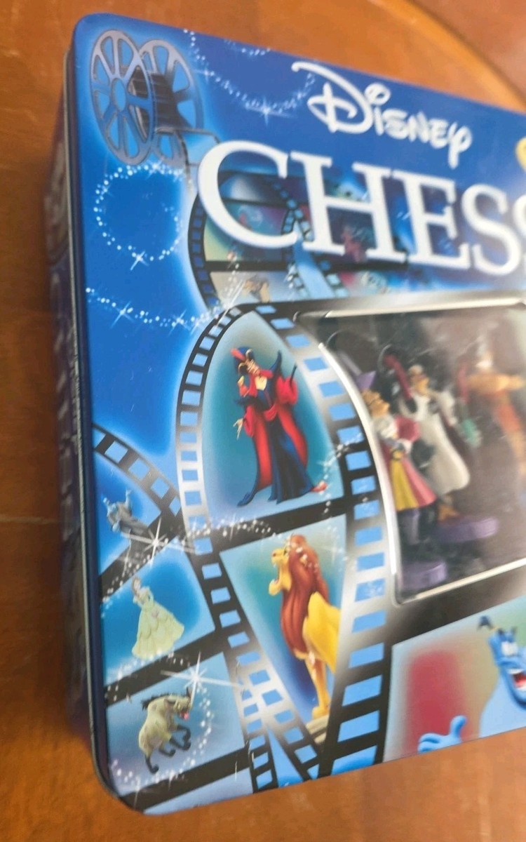 Classic 2004 Disney Collector's Edition Chess Game In Tin Complete