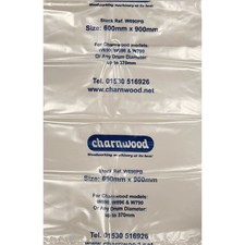 Charnwood W690PB Dust Extractor Collection Bags, Size 24''x 36'',Pk 10
