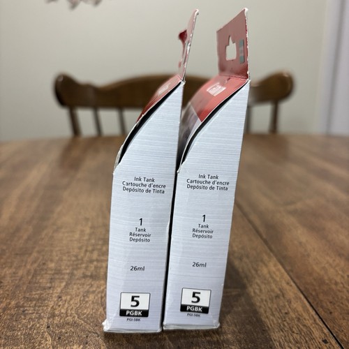 Canon Pixma Black Ink Cartridge 2 Boxes Unopened New - 第 5/7 張圖片