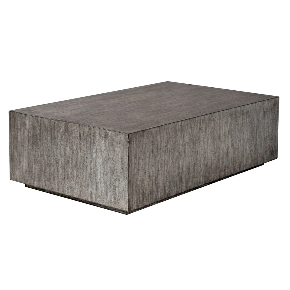 Mesa de centro Uttermost 25443 Kareem 53" W madera Java - gris metálico cálido Foto 2 de 4