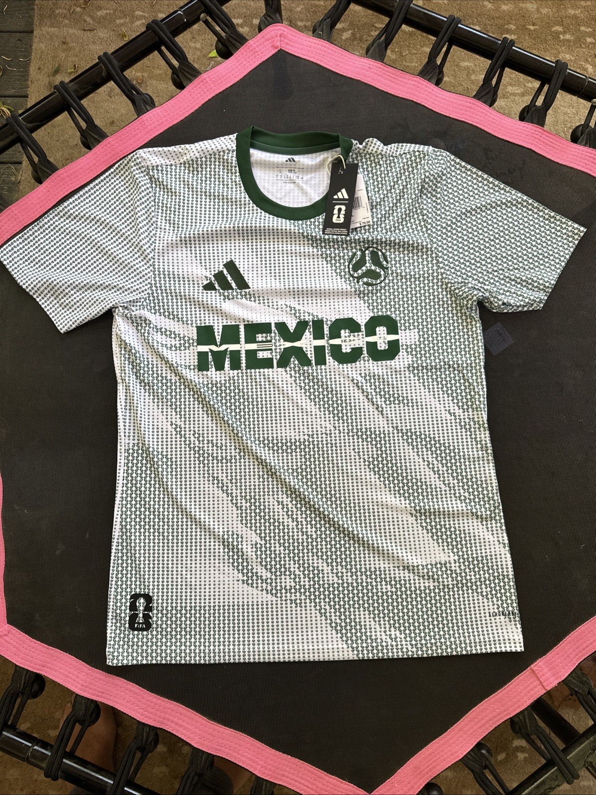 Adidas Mexico Away Jersey World Cup 2026 - White/ Green - Men’s Large KB4864 M-L