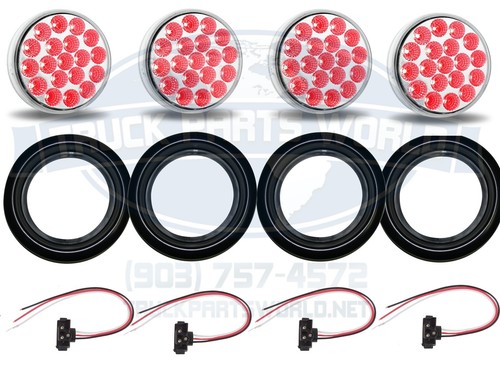 LIGHT-LED 4" FLANGE DUAL RED/WHITE 19 DI - TRP Parts