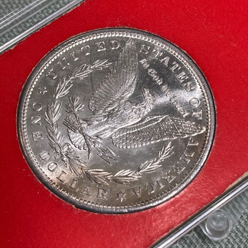 1881-S $1 American Savings & Loan Uncirculated U.S. Silver Dollar Toned Coin - Picture 11 of 18