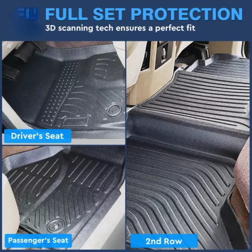 Floor Mat for 2013 2014 2015 2016 2017 2018 Dodge Ram 1500 2500 3500 Crew CAB - Picture 5 of 18