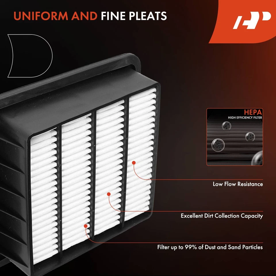 Filtro de aire de motor A-Premium para Nissan GT-R 2009 2010 2011-2021 3,8 L panel rígido Foto 4 de 4