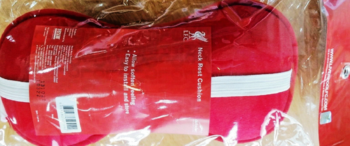 LIVERPOOL FC NECK REST CUSHION PREMIUM OFFICIAL LFC PRODUCT 15% OFF for TWO - Picture 3 of 3
