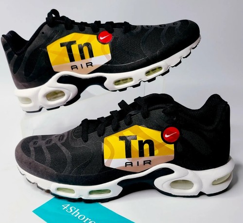 Nike Men's SIZE 10 Air Max Plus NS GPX Black White Tuned Air Big Logo AJ0877-001