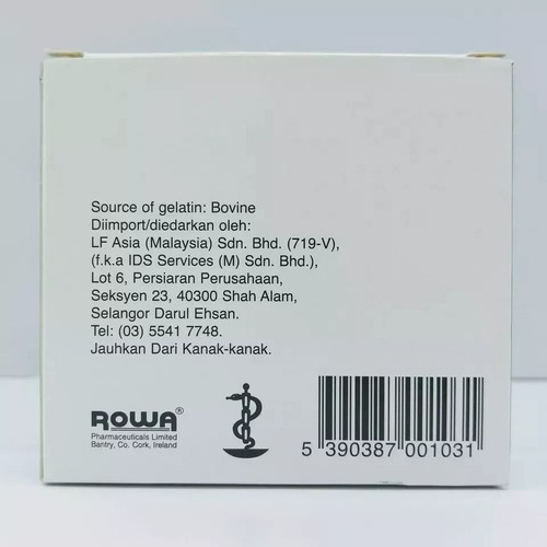 Rowatinex 100 Capsules For Renal & Urinary Tract Disorders Free Fast Shipping - Picture 5 of 5