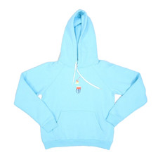 Polo Ralph Lauren Rainbow Pony Hoodie Light Blue Pullover Sweatshirt Youth M