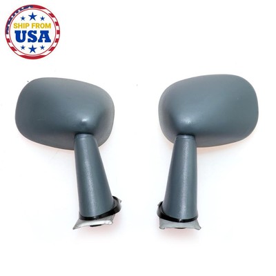 GRAY FENDER MIRROR PAIR FOR MITSUBISHI 500 COLT 600 800 1000F 1100 1500 11F