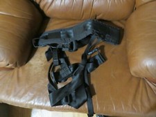 ABC Advanced Base Camp Rock Climbing Mountaineering Harness Black Sz Large