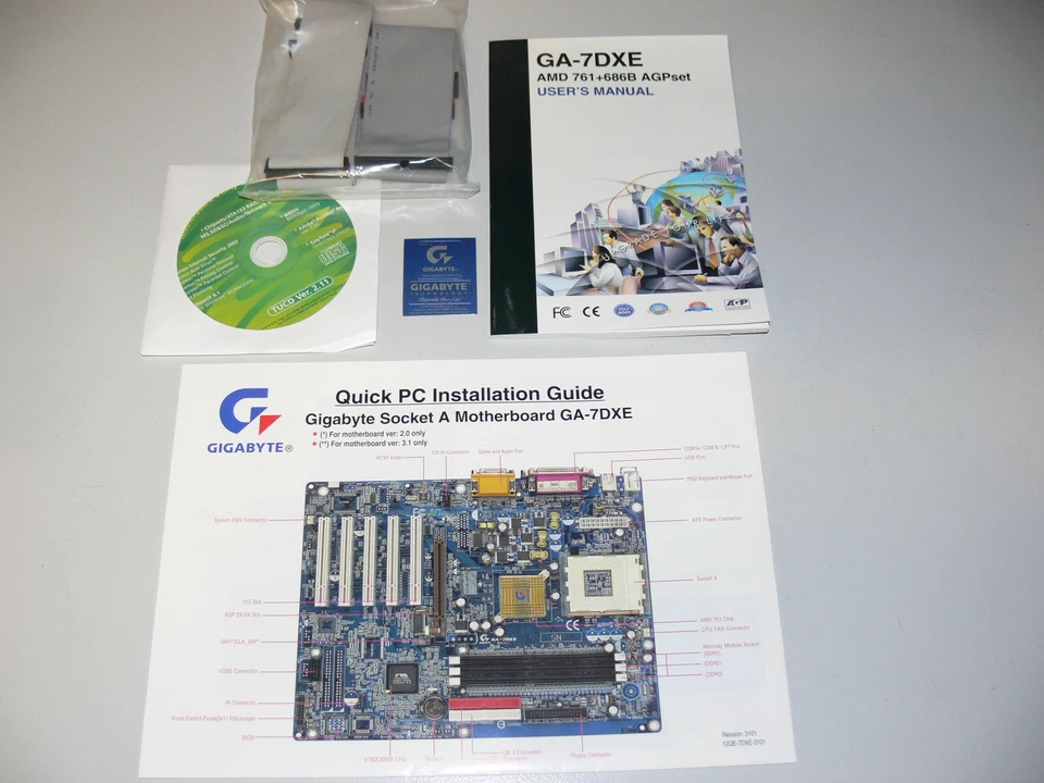 GIGABYTE GA-7DXE Motherboard AMD Socket A/462 New - Image 3 of 4