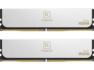白色 DDR5 32GB (16✕2 GB) 6400MHz T-CREATE TEAMGROUP T-Create Expert CL32 Overclocking 10L DDR5 32GB Kit (2 x