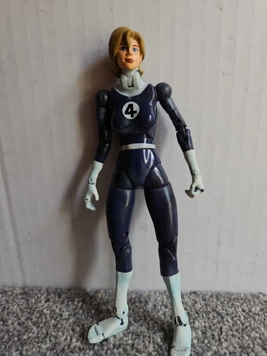 FIGURA MUJER INVISIBLE TOY BIZ 2004 MARVEL LEGENDS FANTÁSTICA SERIE 4 CUATRO 