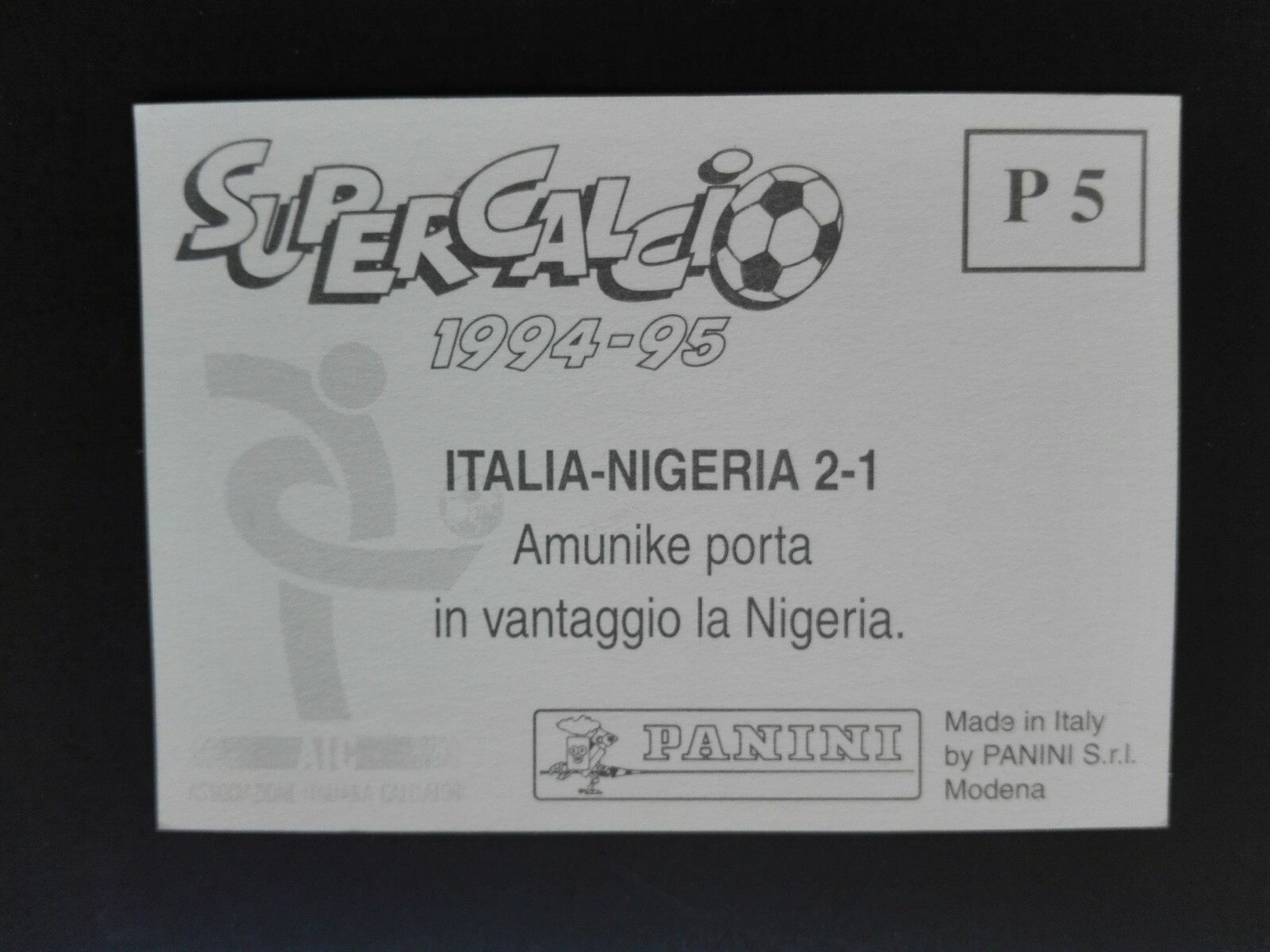 Album De Figurines Panini SuperCalcio 1994-95 - Collection Complète Serie A !