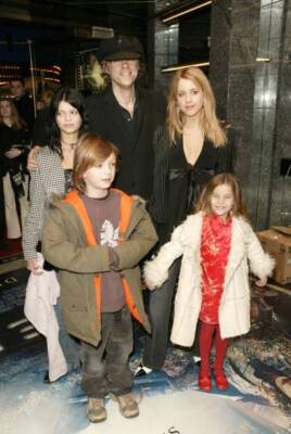 Bob Geldof arrives with Pixie Godson Lewis Peaches Honeyblossom Ti- Old Photo