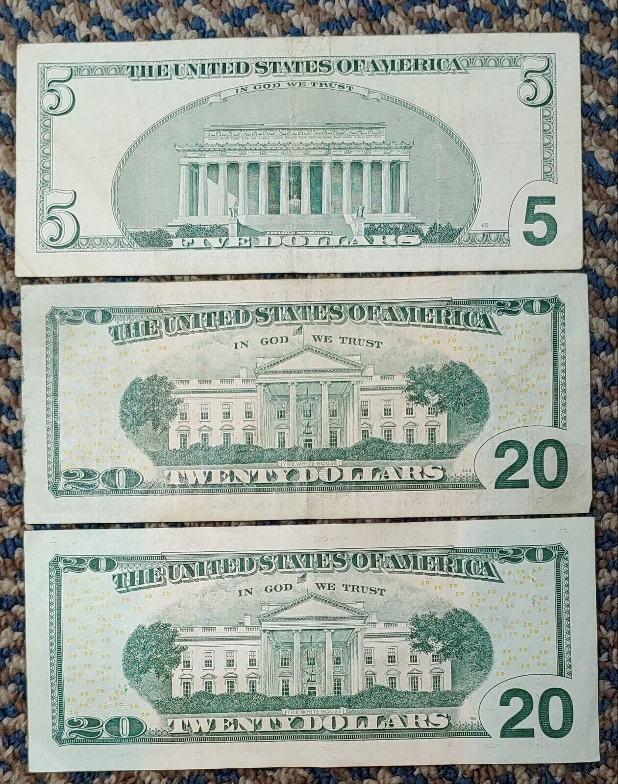 Small lot of fancy serial number notes includes 2 star notes - Free ...
