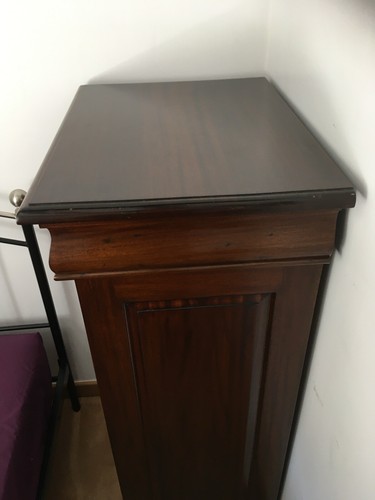 Solid Mahogany wood ‘Satin Furniture’ chest of drawers table tallboy tall boy - Picture 11 of 16