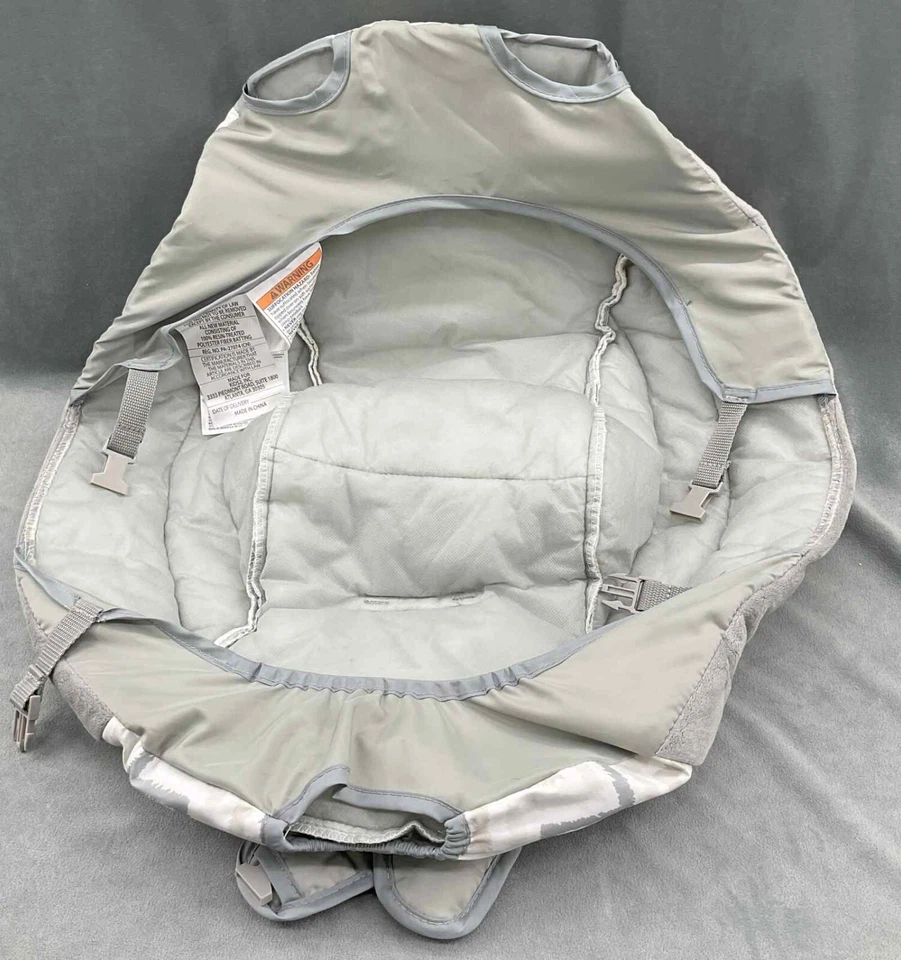 Cubierta de tela Ingenuity Smart Bounce Baby Bouncer Braden pieza de repuesto Foto 2 de 4