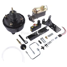 For 64-66 Ford Mustang Power Brake Booster Conversion Kit Adjustable Block Valve