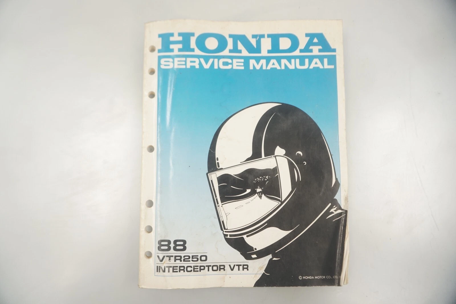 1988 Honda VTR 250 Interceptor VTR OEM Motorcycle Service Manual 61KV000