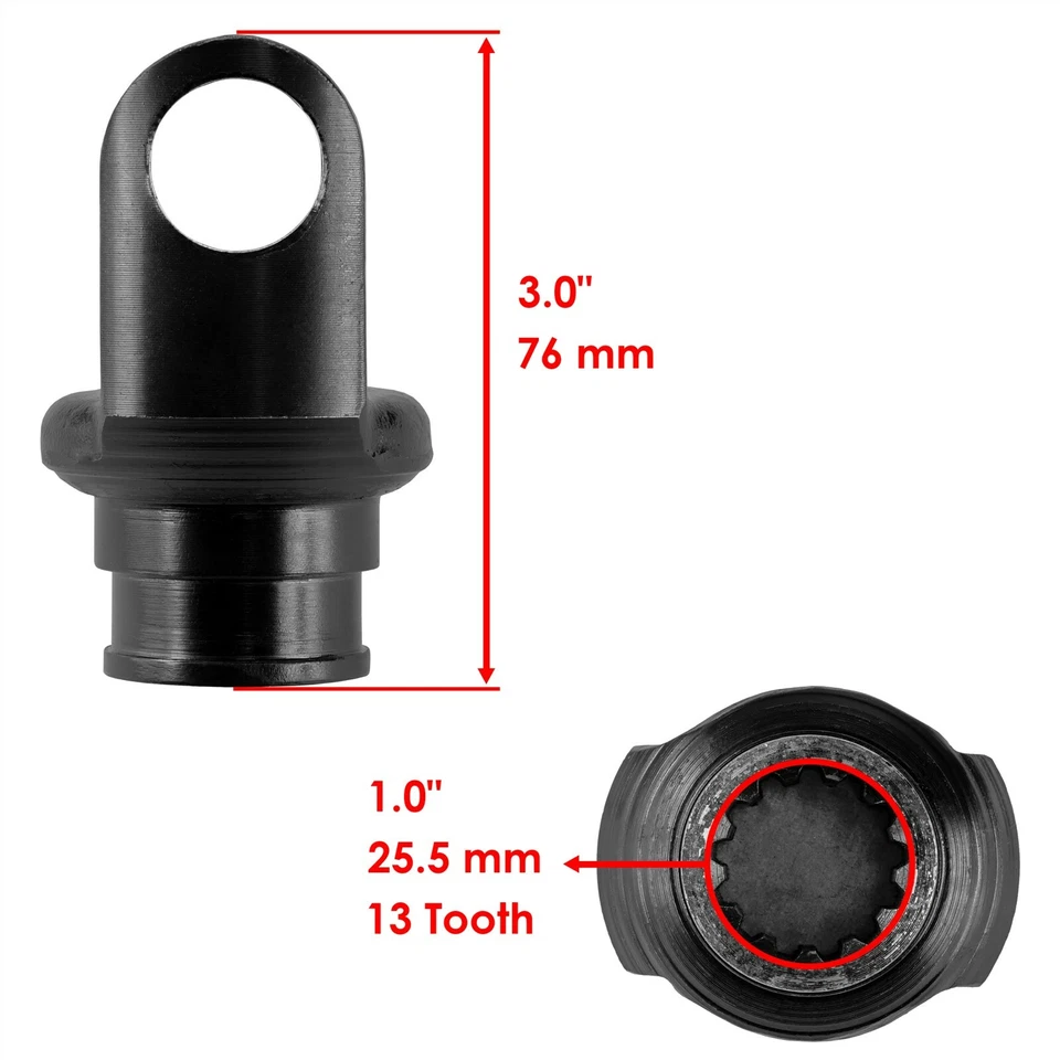 Yugos de eje de transmisión delantero y junta en U con sello para Arctic Cat 700 2008-2017 Foto 3 de 4