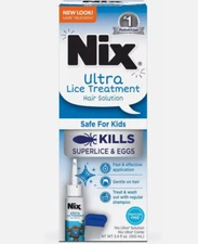 Ultra Lice Removal Kit, Lice Treatment Hair Solution, 3.4 Fl Oz & Lice Removal C
