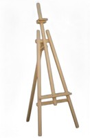 Standstaffelei Staffelei Atelierstaffelei Dreifuss Stand Buchenholz 150Cm Holz