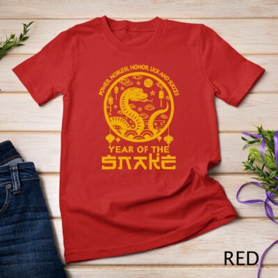 Year Of The Snake Chinese Zodiac Chinese New Year 2025 T-Shirt Unisex T-shirt