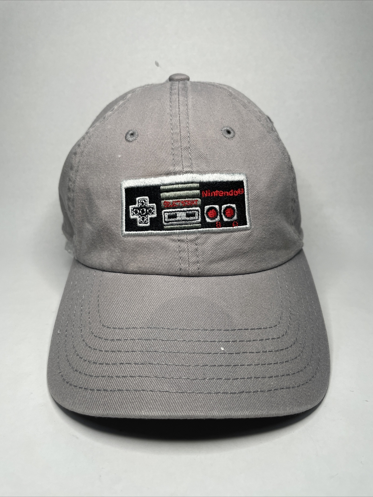Nintendo NES Controller Gray Strapback Hat Dad Ca… - image 1
