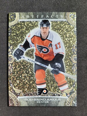 2024-25 Upper Deck Artifacts Hockey, Rod Brind Amour, Gold Foilboard, Flyers