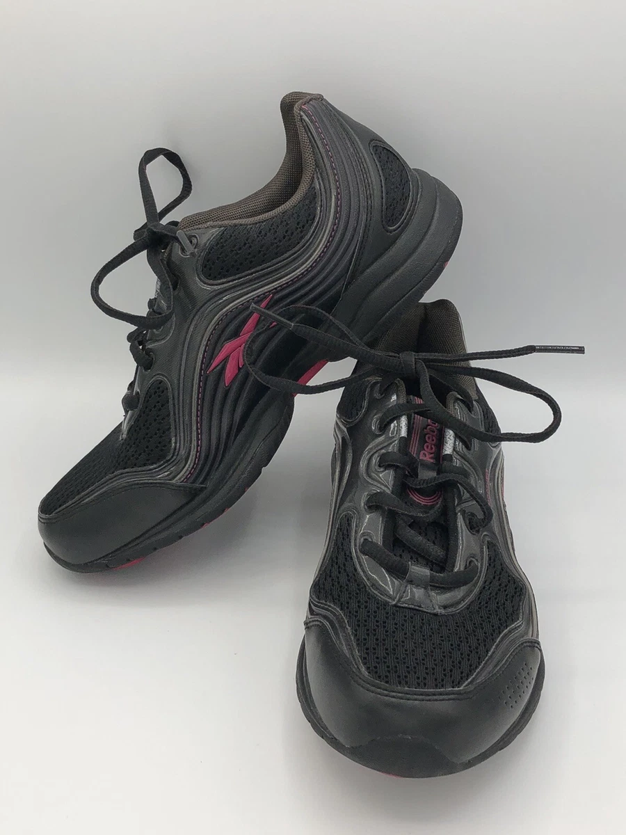 Womens black sale reebok easytone