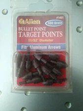 Allen Archery Bullet Points for Target Practice 11/32", 100 Grain Pack of 12