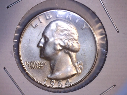 1964-D US Washington Quarter, Uncirculated, .18085 Oz Slv (US-7242)