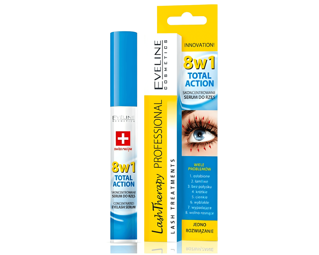 Eveline Cosmetics Total Action Eyelash Serum 8-In-1 10 Ml - Image 7