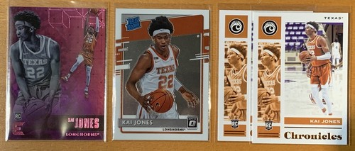 Kai Jones Rookie Cards - Charlotte Hornets + Texas Longhorns - Picture 5 of 7