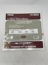 LOT OF 10 Pioneer Refill Pages 46-MP Up to 4 x 6 Album Refills 5 sheets