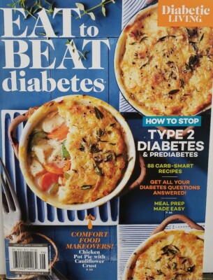Diabetic Living Eat to Beat Diabetes 2019/2020 Type 2 Diabetes FREE SHIPPING CB