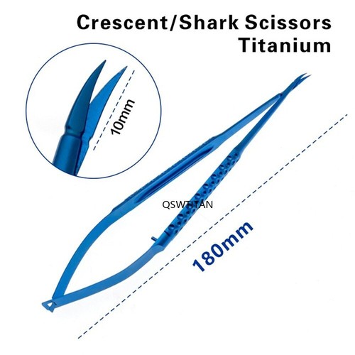 Micro Instruments Crescent Shark Scissors Micro Scissors Surgery Instruments - Picture 12 of 12