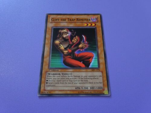 Yu-Gi-Oh! Cliff the Trap Remover MFC-078 Common 1st Edition Magician's Force - Foto 1 di 8