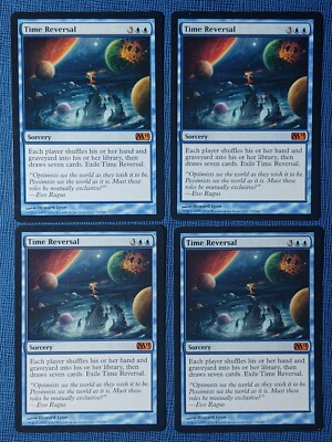 MTG 4x Time Reversal x4 LP Core Set 2011 M11 Magic Playset | eBay
