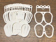 10 Blotter Paper Gaskets for Wurlitzer Player 4-In-1 Valves, New, Valve Side