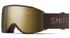NEW Smith Squad Mag Snow Goggles-Sepia-CPS Black Gold Mirror+CP Blue Sensor