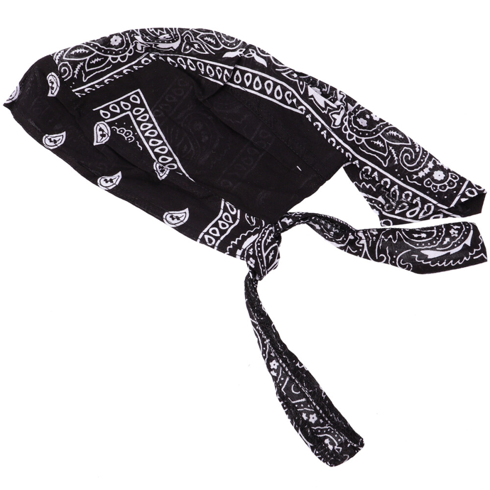 Hip Hop Beanie Hat Pre Tied Chemo Head Scarf Cycling Running Hat Sweat