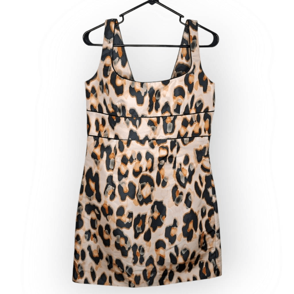 Valentino RED Women's Designer Leopard Print Taffeta Square