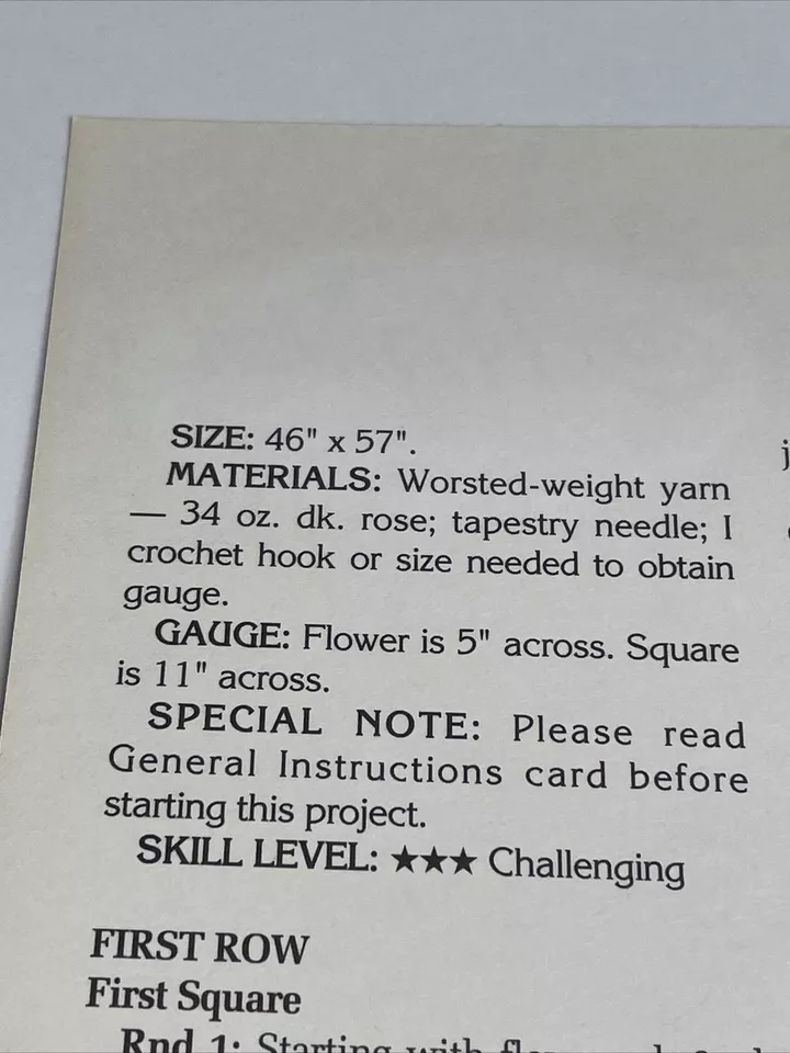 Irish Lace Afghan Victorian Elegance Crochet Pattern Needlecraft Shop - Image 4 of 4