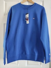 Image of New Tommy Jeans Men's TJM Tommy Classics Crew Sweatshirt Size XL