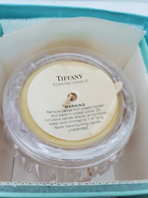 TIFFANY & CO. VINTAGE BOXED SCENTED CANDLE WITH ORIGINAL BOX