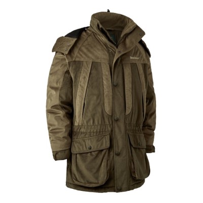 Deerhunter Winter Jacke Rusky Silent 5080 Ansitz Pirsch Jagd geräucharm lang NEU